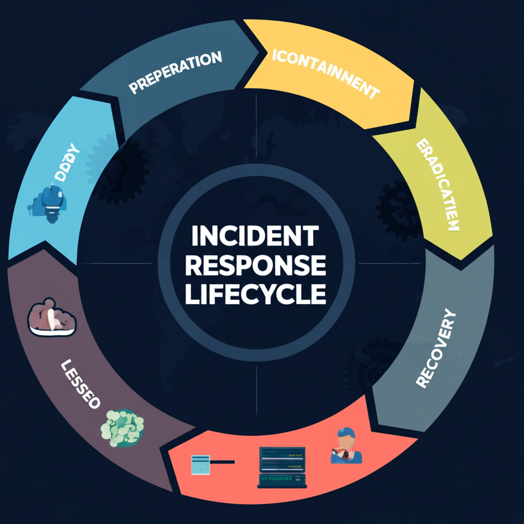 Conceptual diagram of incident response lifecycle