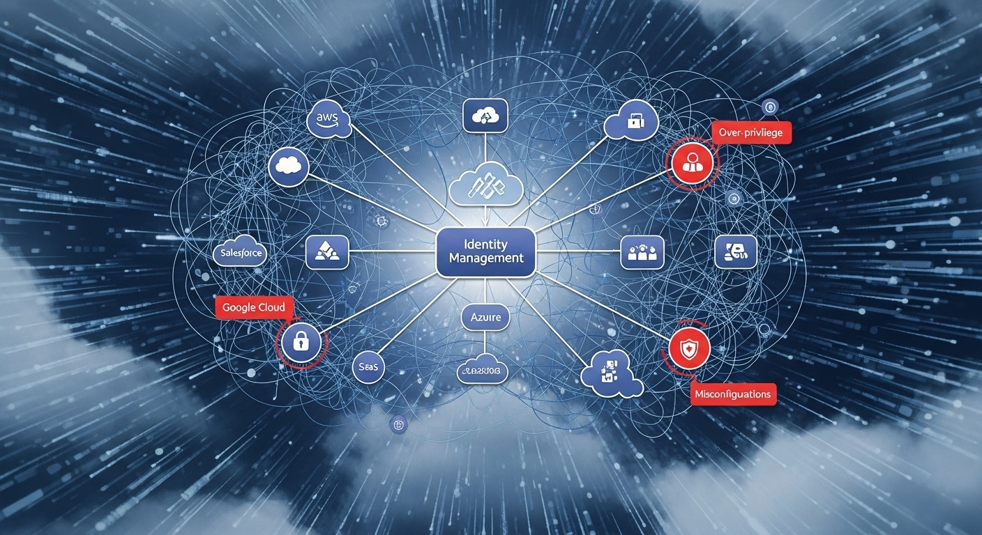 クラウドアイデンティティ管理の複雑さとリスク要因の可視化