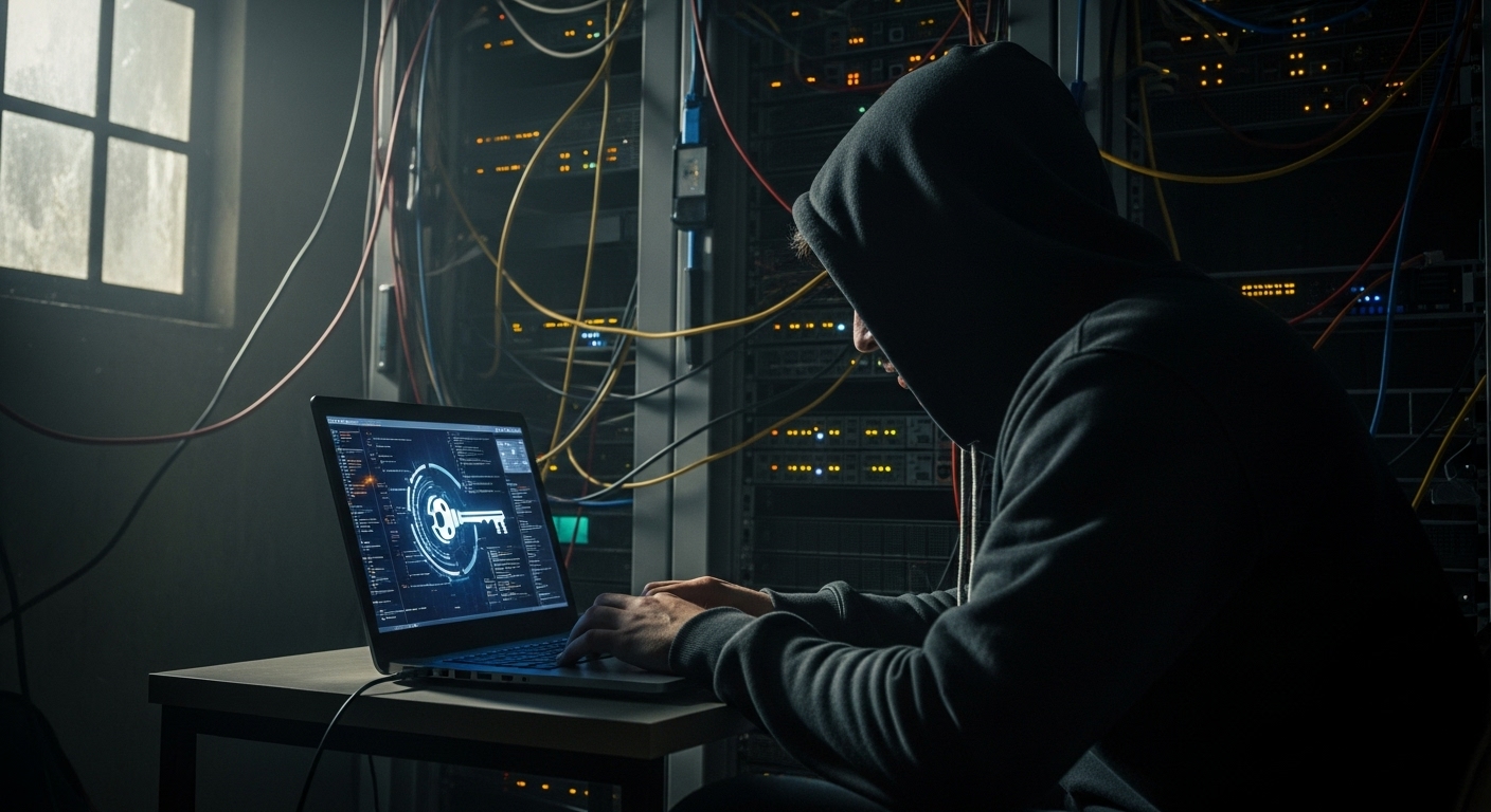 Illustration of a backdoor providing unauthorized access to a system.