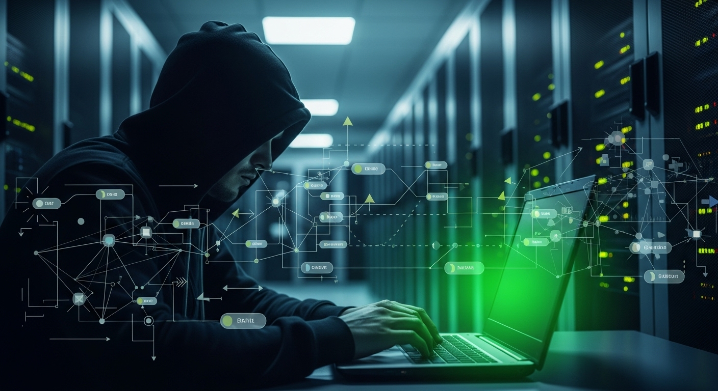 Lateral movement in a network