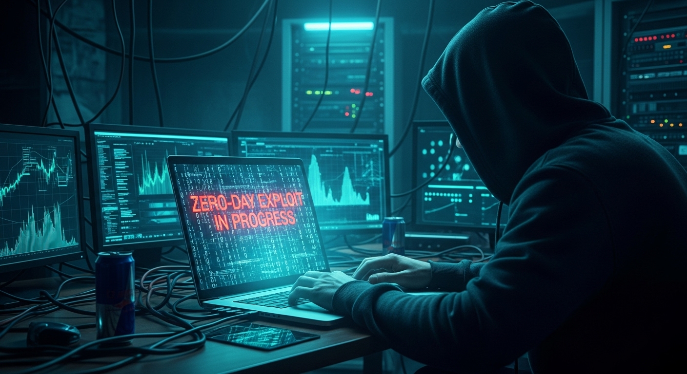 Zero-day exploit illustration